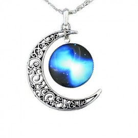 Necklace Pendant Necklaces Jewelry Halloween / Business / Gift / Party Moon Adjustable Alloy Gold 1pc Gift