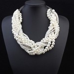 Jewelry Statement Necklaces Pearl Pearl / Alloy Women Gold Wedding Gifts