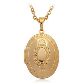 18K Real Gold Plated Locket