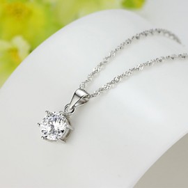 Jewelry Pendant Necklaces 925 Sterling Silver Sterling Silver Women Silver Wedding Gifts