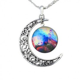 Necklace Pendant Necklaces Jewelry Halloween / Business / Gift / Party Moon Adjustable Alloy Gold 1pc Gift