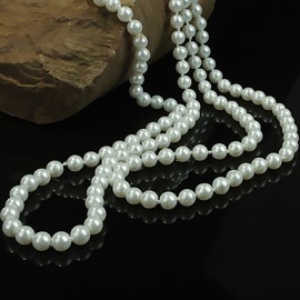 Necklace Chain Necklaces Jewelry Pearl Wedding / Party / Daily / Casual Silver 1pc Gift