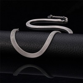 Chunky Chain Necklace 18K Real Gold Plated Stainless Steel Choker Necklace Fashion Jewelry