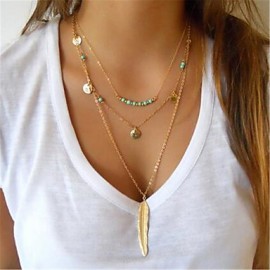 Necklace Choker Necklaces / Chain Necklaces Jewelry Party / Daily / Casual / Sports Sexy / Tassels Acrylic Light Blue 1pc Gift