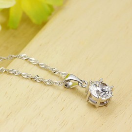 Jewelry Pendant Necklaces 925 Sterling Silver Sterling Silver Women Silver Wedding Gifts