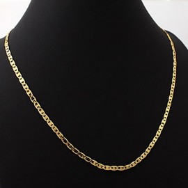 18K Gold Filled 4Mm Chain For Men 18 Inche (46Cm)