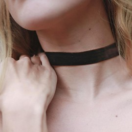 Women's Fashion Stylish Black Velvet Collar Vintage / Party / Work / Casual Fabric Choker