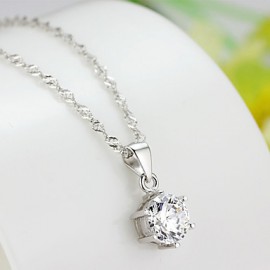 Jewelry Pendant Necklaces 925 Sterling Silver Sterling Silver Women Silver Wedding Gifts