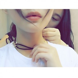 Necklace Choker Necklaces / Pendant Necklaces Jewelry Halloween / Party / Daily / Casual Fashion Alloy Gold 1pc Gift