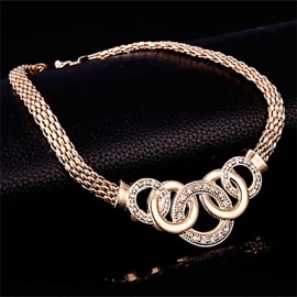 Necklace,Jewelry,Women Latest Fashion Alloy Rhinestone Imitation Pearl Necklace/Earrings/Bracelets/Rings Sets